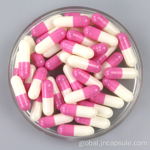 Pink Empty Gelatin Capsules New Type Mixed Empty Pill Capsules Pink Supplier